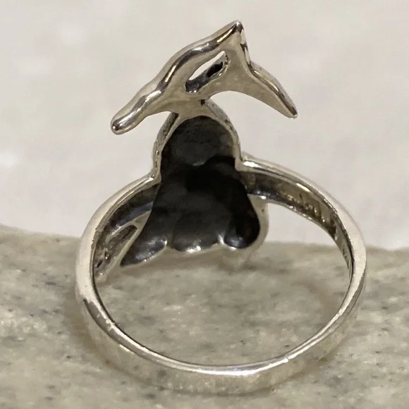 *SOLD*🆕Sterling Silver Dolphin Ring - Picture 5 of 11